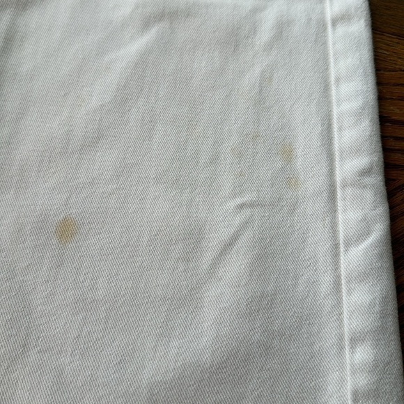 Reformation Madison Button Fly Wide Leg White Denim Jeans size 28 - Picture 7 of 8